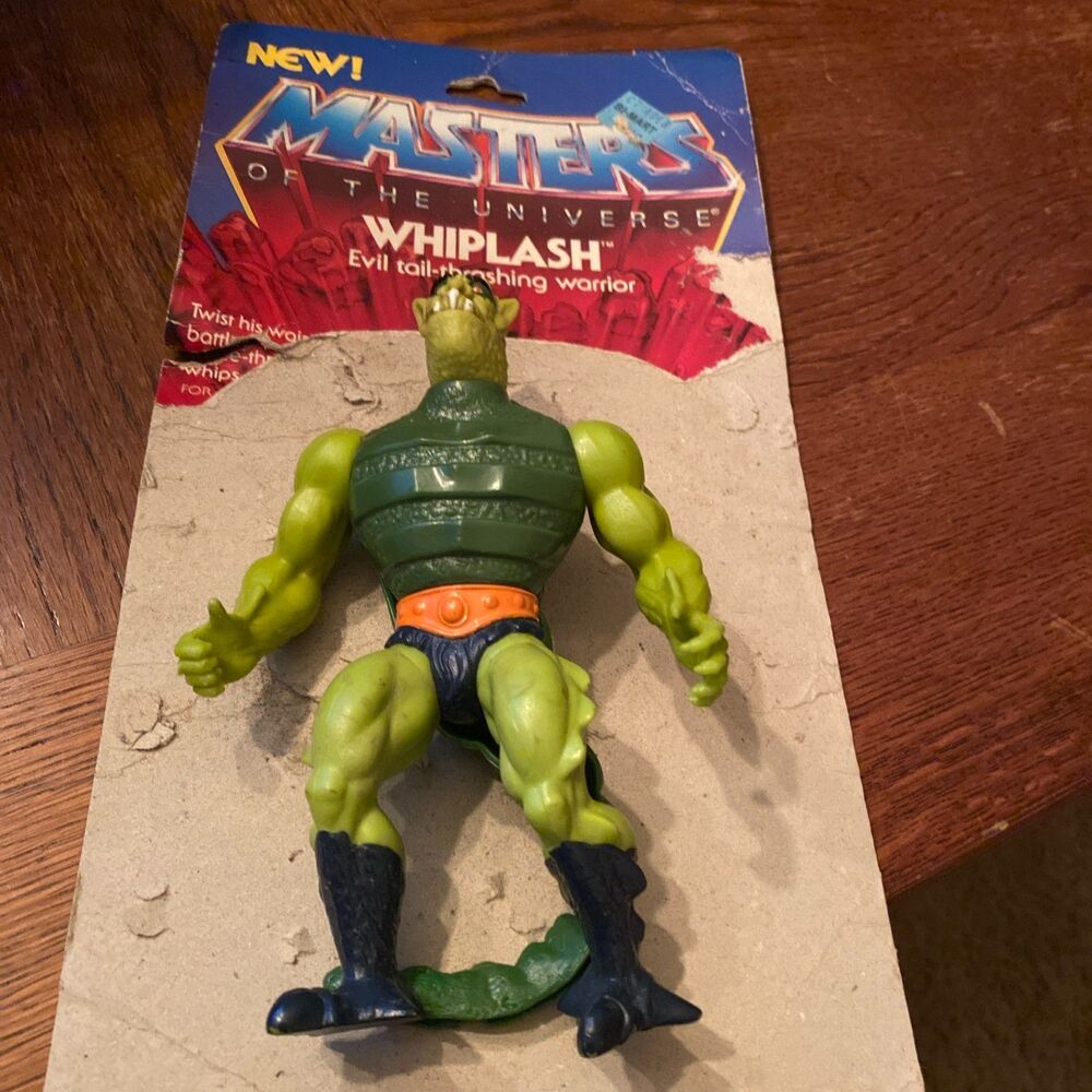 MASTERS OF THE UNIVERSE WHIPLASH VINTAGE USED ACTION FIGURE 1980'S RETRO